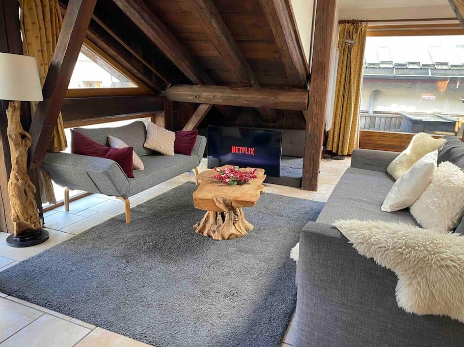 90M2 Hypercentre, Terrace, Next To Ski Lift 샤모니 외부 사진